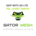 NEW Gator Mesh Skip Nets :  15` x 9`  With 8 mm Bungee Cord