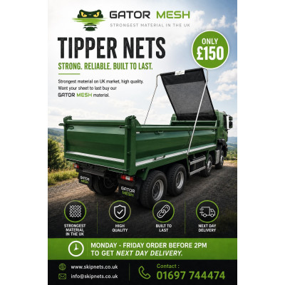 Gator Mesh Tipper Nets 