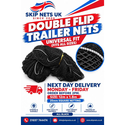 50:50  Wing Nets 12M X 1.8M ( 1 x Pair ) Universal Fitting