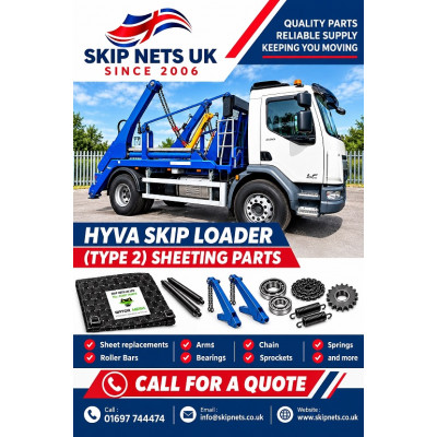 Sheeting Parts :  Hyva Skip Loader Type 2 