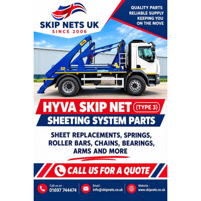 Sheeting Parts :  Hyva Skip Loader Type 3